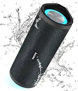 HEYSONG Portable Bluetooth Speaker, Waterproof Wireless Outdoor Speakers with LED Light, Rich Bas... | Amazon (US)