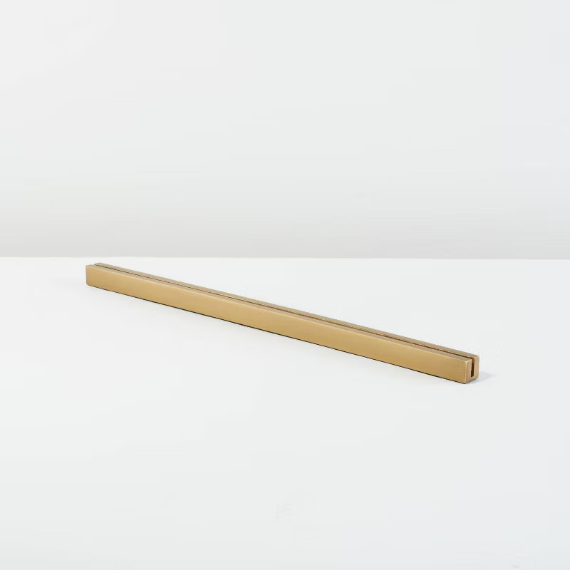 22" Metal Holiday Card Display Holder Brass Finish - Hearth & Hand™ with Magnolia | Target