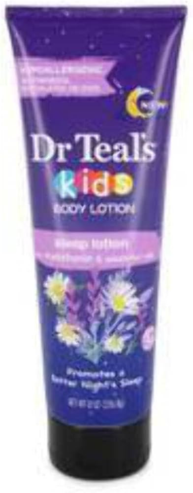 Dr Teal's Sleep Lotion by Dr Teal's Kids Hypoallergenic Sleep Lotion with Melatonin & Essential O... | Amazon (US)