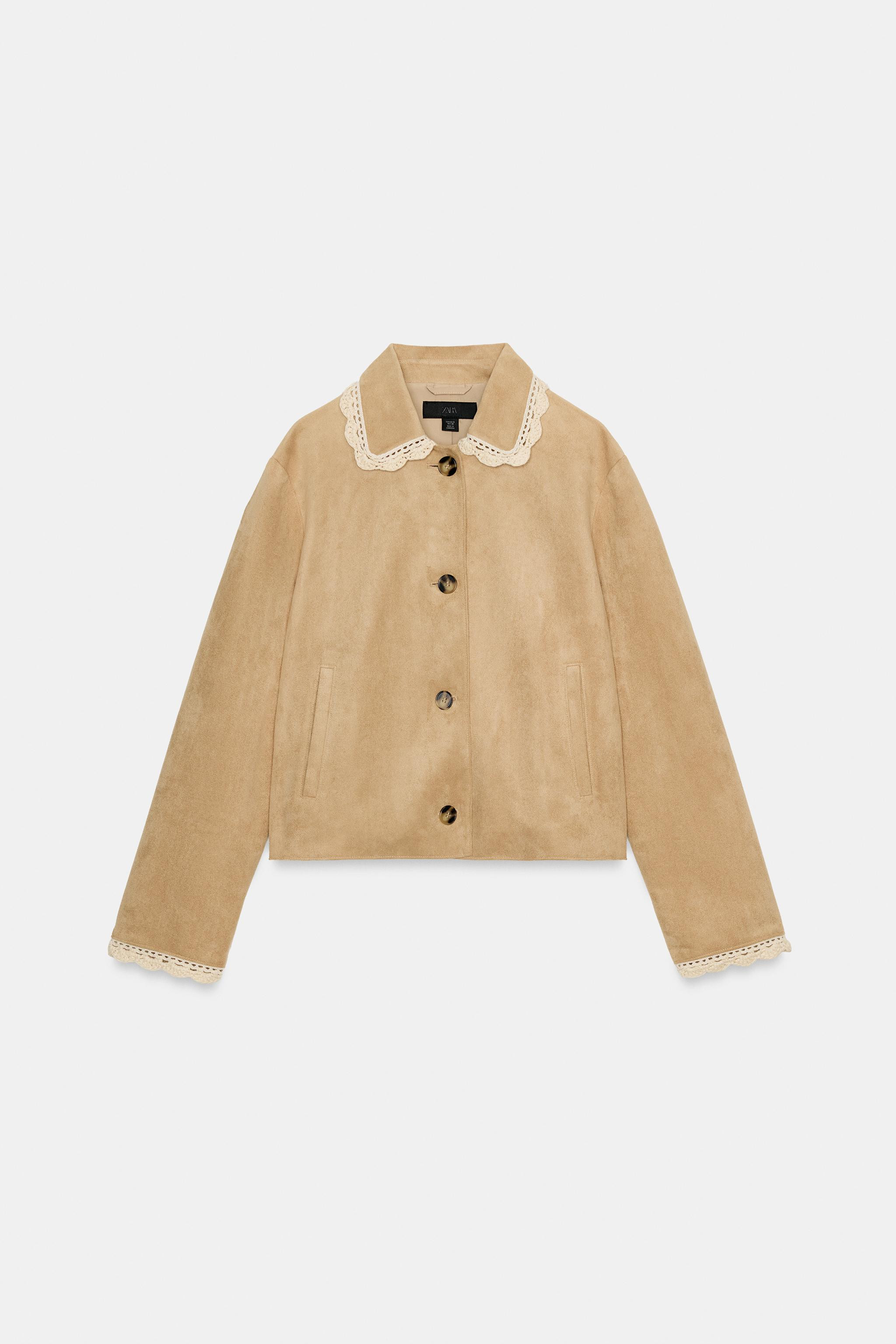 FAUX SUEDE JACKET | Zara UK