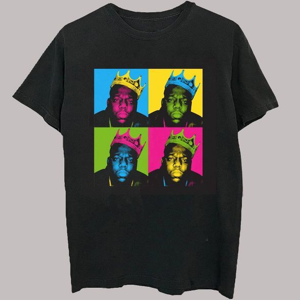 Men's Notorious B.I.G. Short Sleeve Graphics T-Shirt - Black | Target