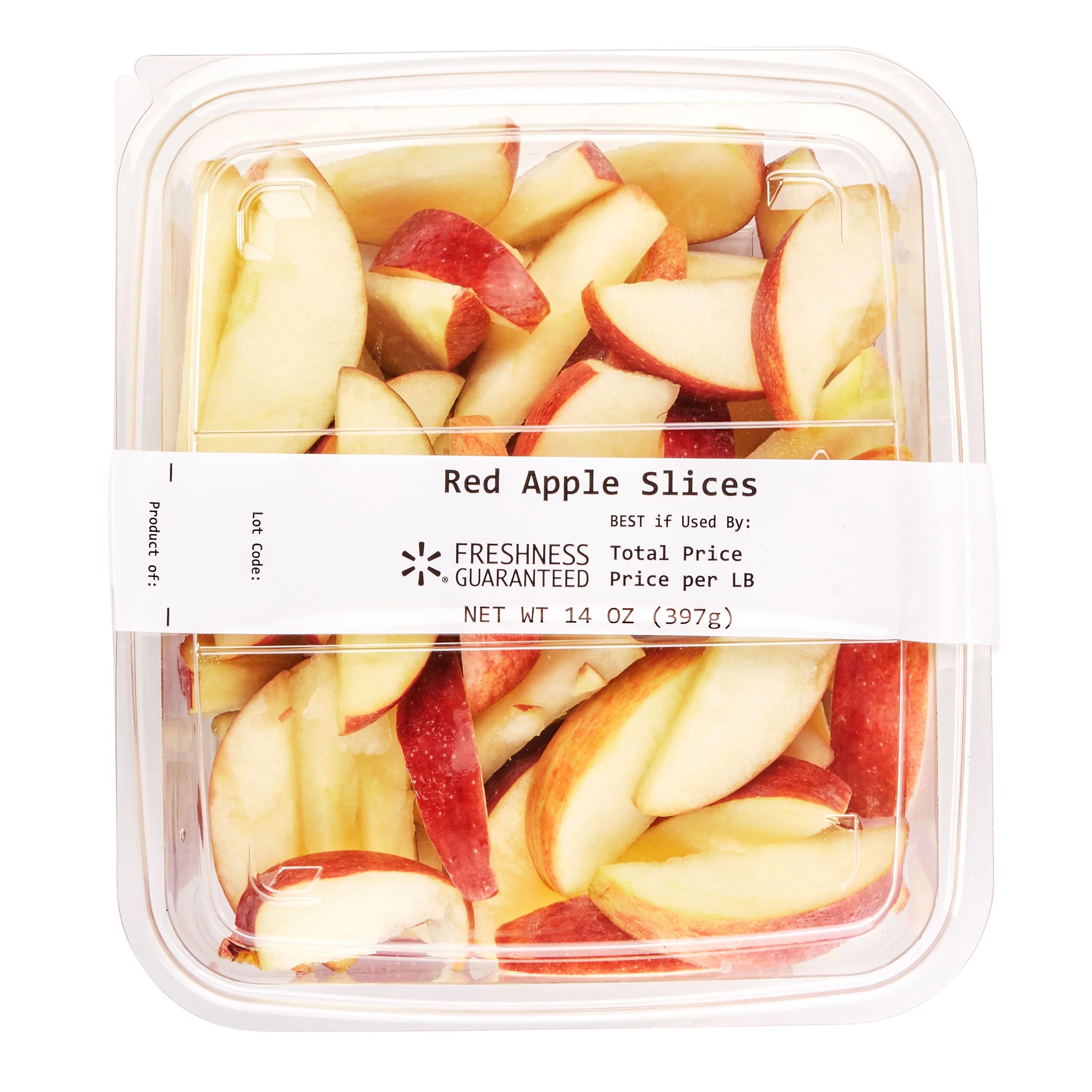 Freshness Guaranteed Red Apple Slices, 14 oz - Walmart.com | Walmart (US)