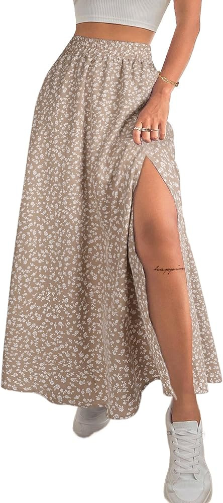 Avanova Boho Floral Maxi Skirt | Amazon (US)