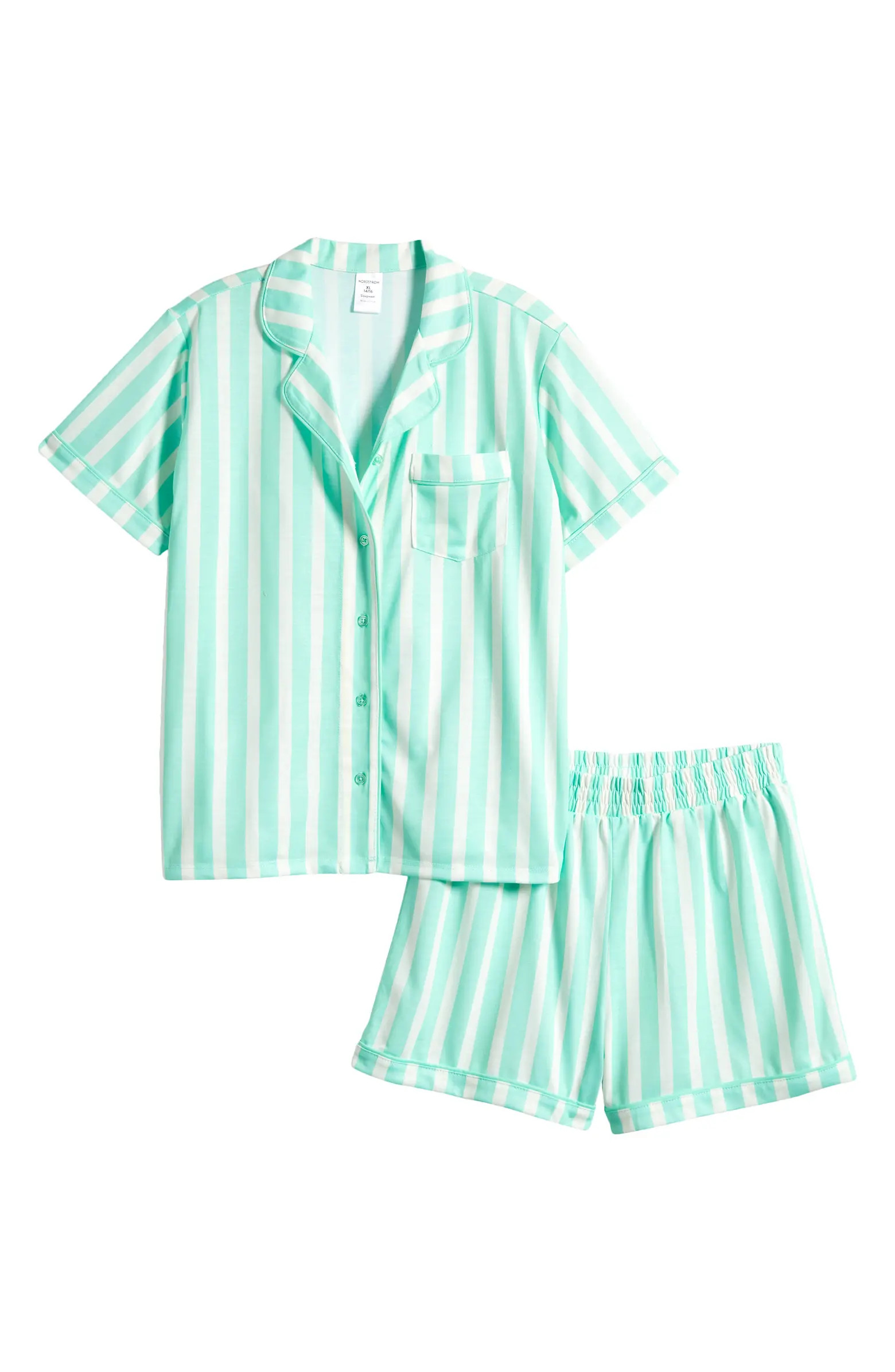 Nordstrom Kids' Print Two-Piece Short Pajamas | Nordstrom | Nordstrom