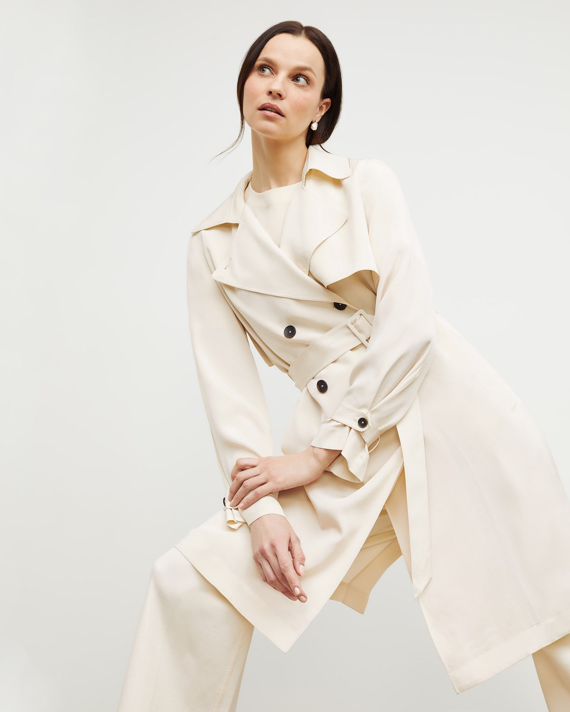 The Jensen Trench—Silk | MM LaFleur