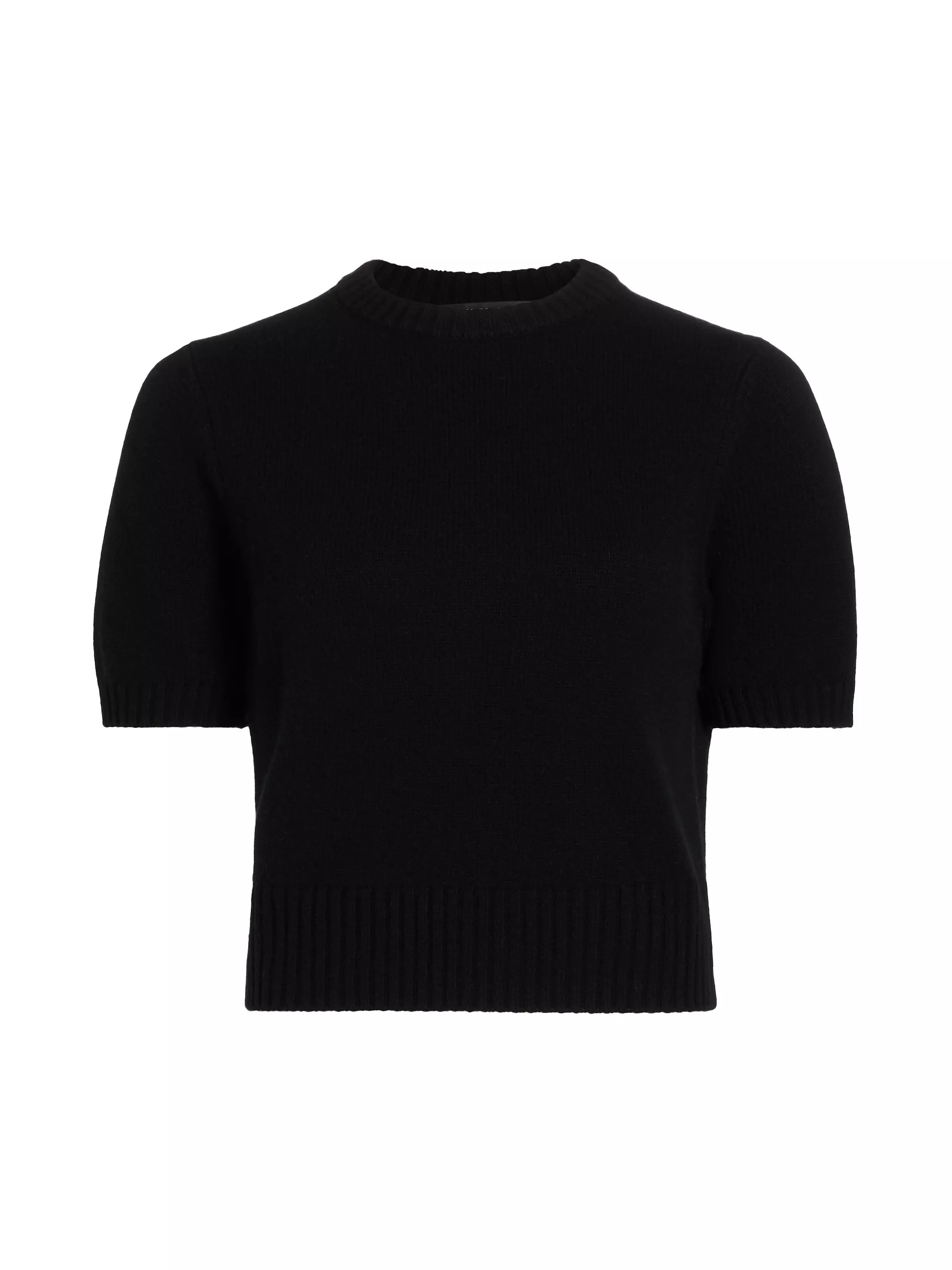 Elsie Wool-Cashmere Short-Sleeve Sweater | Saks Fifth Avenue