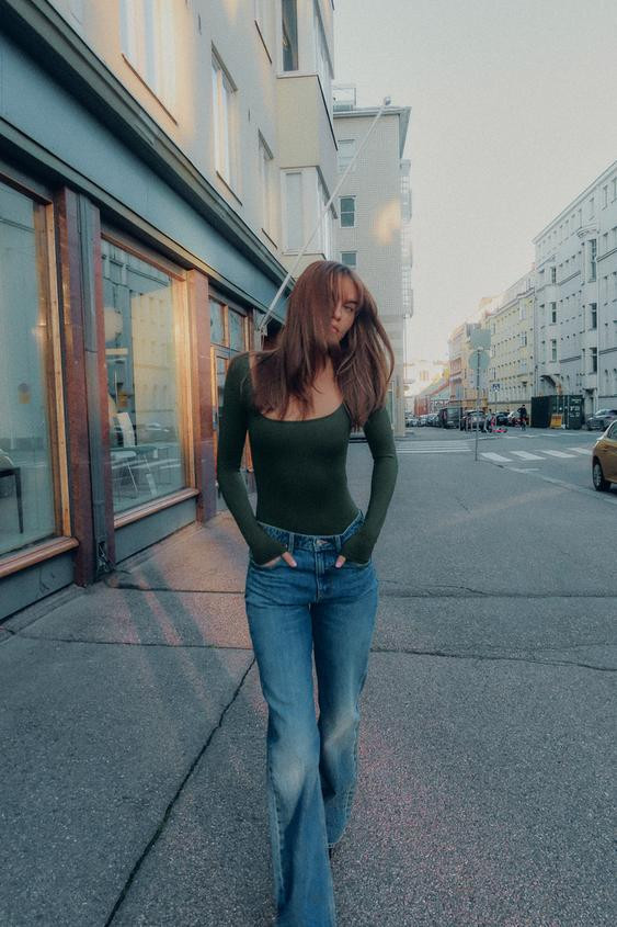 TRF MID-RISE WIDE LEG JEANS | Zara US