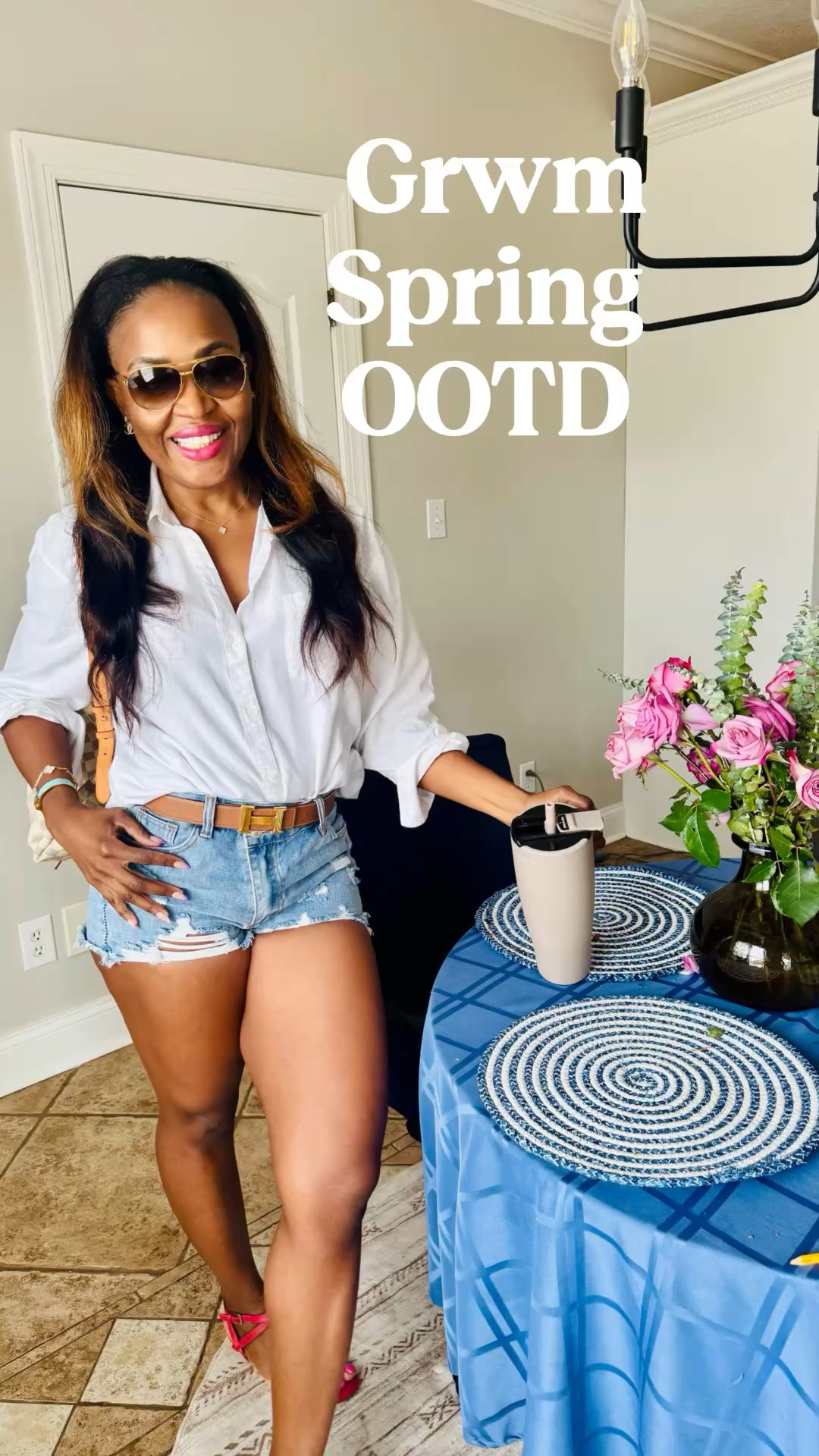 Spring weather switched up, so the outfit did too.

Started with the plan of wearing this Old Navy boyfriend shirt and Shein shorts with sandals, but the cooler air called for a quick pivot. Enter my Madewell vintage curvy jeans, still one of the best closet staples I own. I finished the look with my Madewell braided sandals, Hermès belt, and Louis Vuitton Damier backpack for that easy elevated everyday style.

Proof that even when the weather is confused, the outfit does not have to be. Dior Bois d’Argent for the scent of the day and we are out the door.

#LTKStyleTip #LTKOOTD #SpringStyle #TransitionalDressing #MadewellJeans #OldNavyFinds #SheinFashion #LouisVuittonStyle #HermesStyle #EverydayOutfit #SpringLayers #CasualLuxury #ClosetStaples #LTKStorefront #StyleInspo

#LTKgrwm #LTKootd #LTKSeasonal