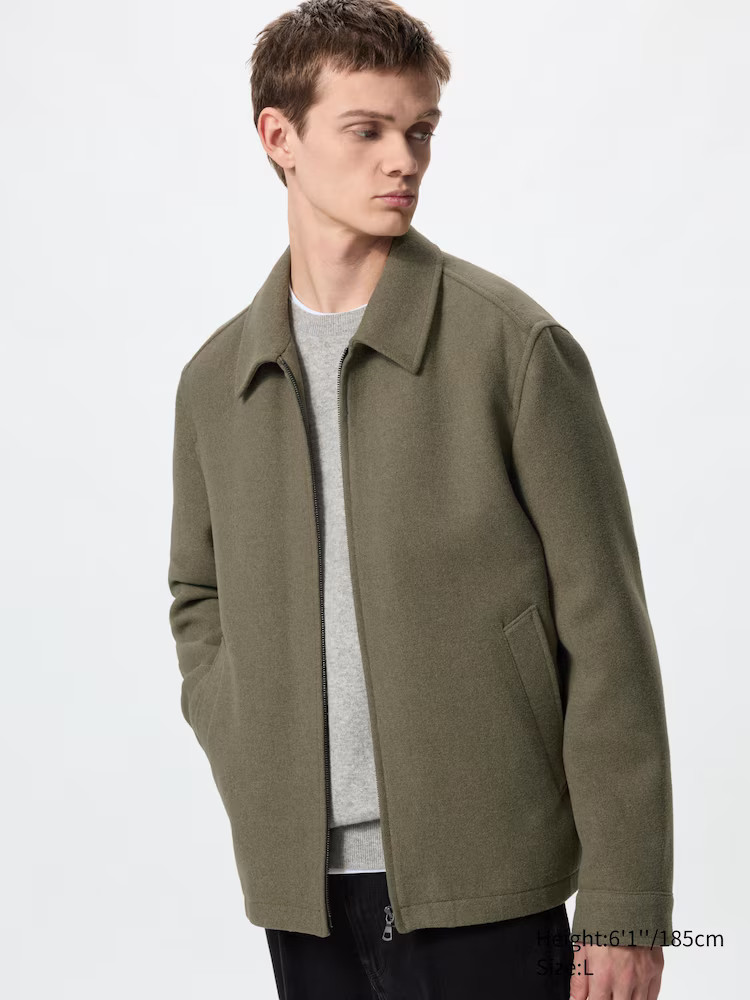 Single Collar Short Blouson | UNIQLO (UK)