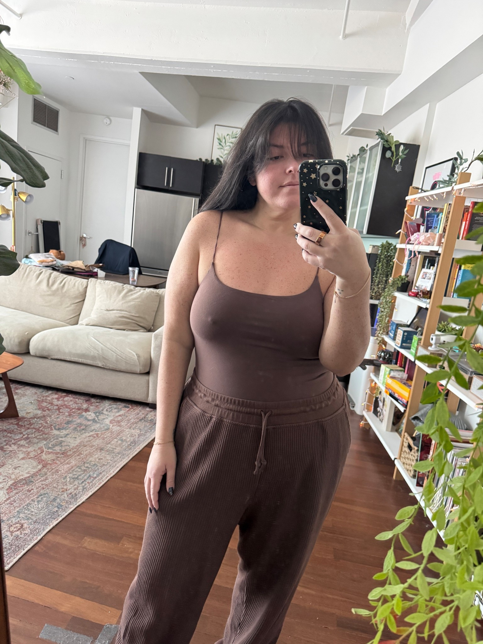 Monochromatic cozy fit 🤎 

#LTKPlusSize #LTKootd #LTKmorningroutine