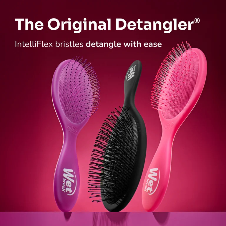 Wet Brush Original Detangler Hair Brush, For Wet or Dry Hair, Black | Walmart (US)