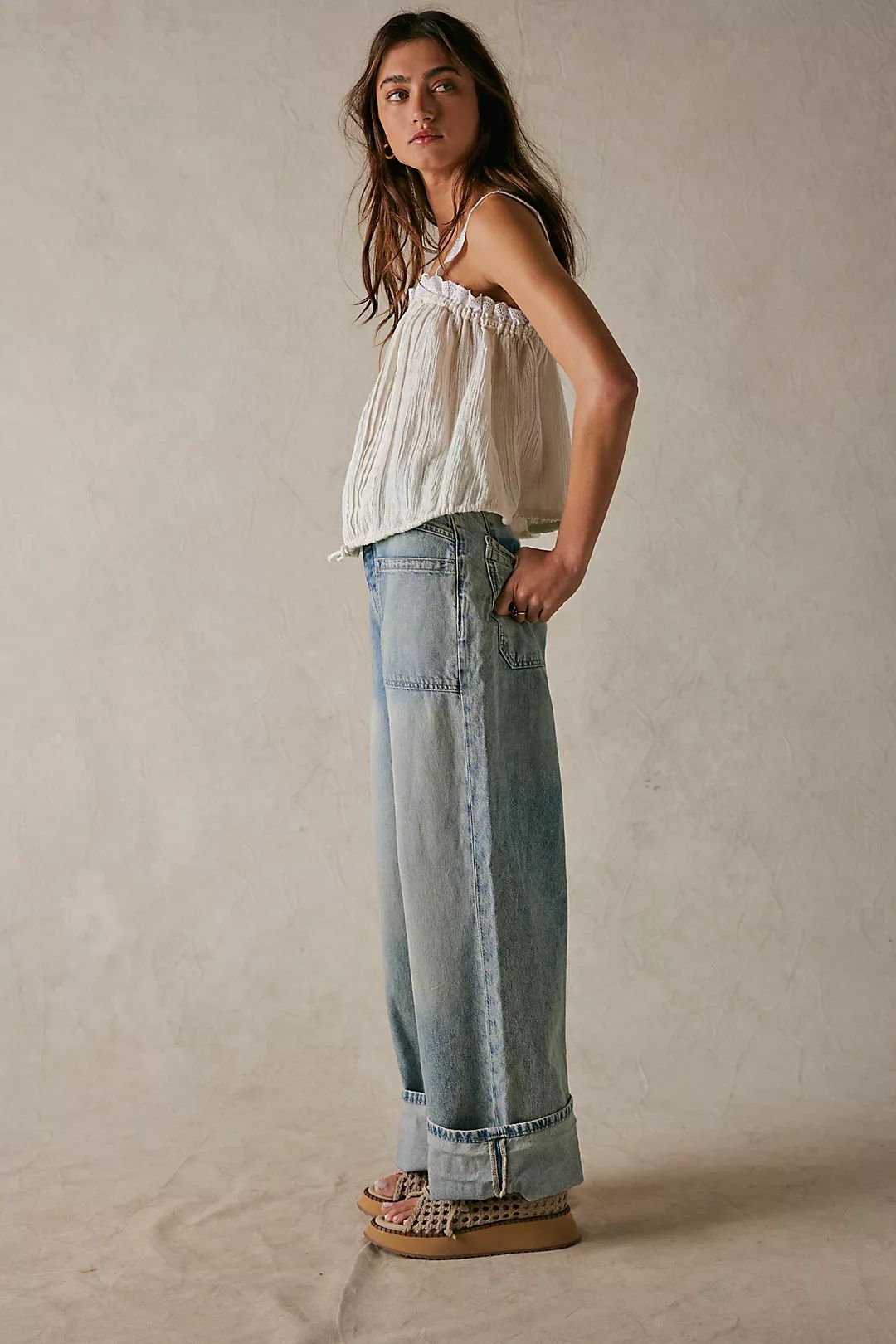 We The Free Palmer Cuffed Jeans | Free People (Global - UK&FR Excluded)