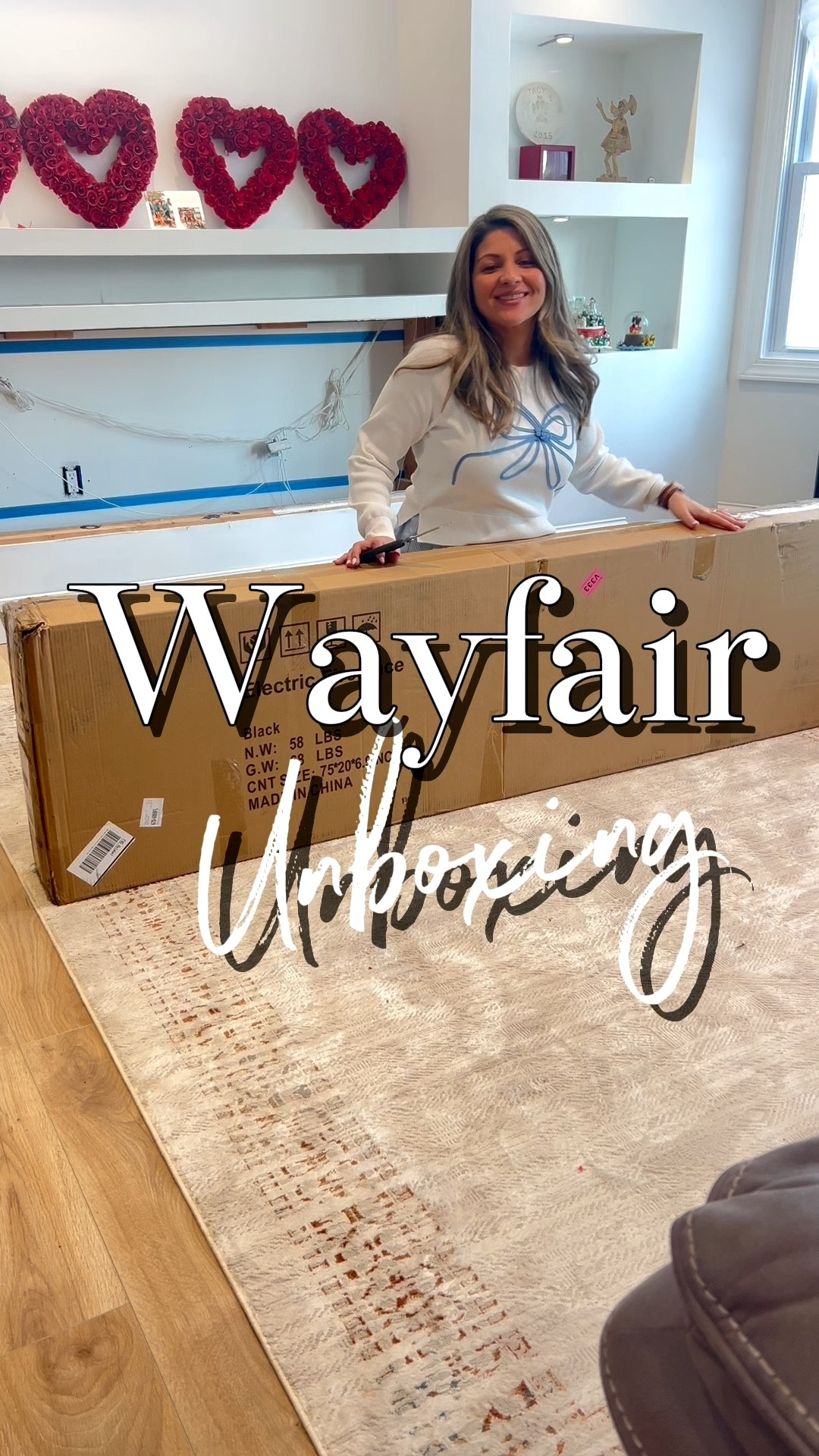 #ad
POV: You finally installed the electric fireplace.
This might be one of my favorite Wayfair finds.
Our living room instantly feels cozier with this electric fireplace.
If you've been thinking about adding one... this is your sign. #wayfairelevate #wayfaircreator #wayfair #homedecorideas @Wayfair 

#LTKhaul #LTKHome #LTKunboxing