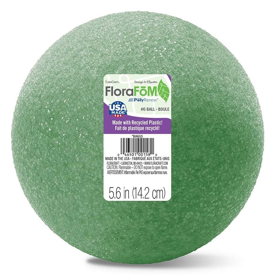 FloraCraft FloraFōM Ball 5.6 Inch Green | Amazon (US)