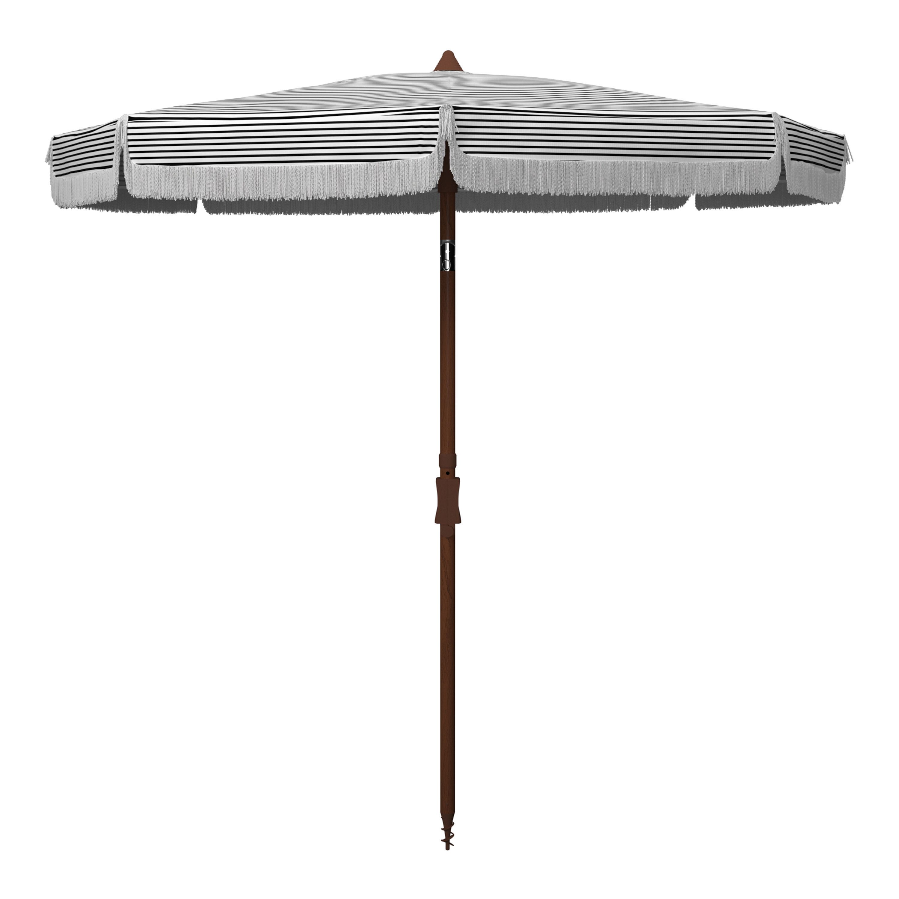 Thin Stripe 6.5 Ft Tilting Patio Umbrella | World Market