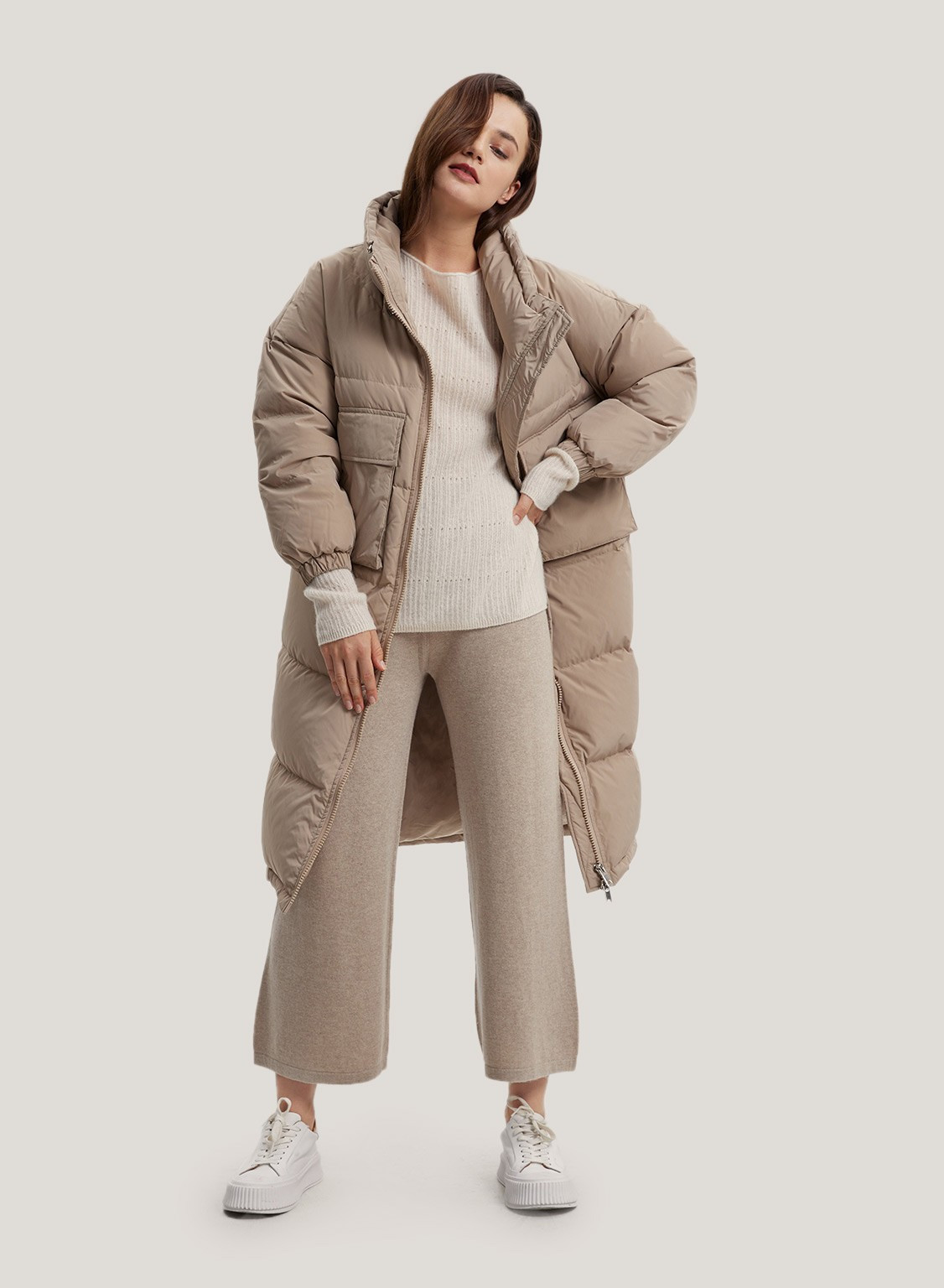 Oversized Padded Down Coat | Gentle Herd