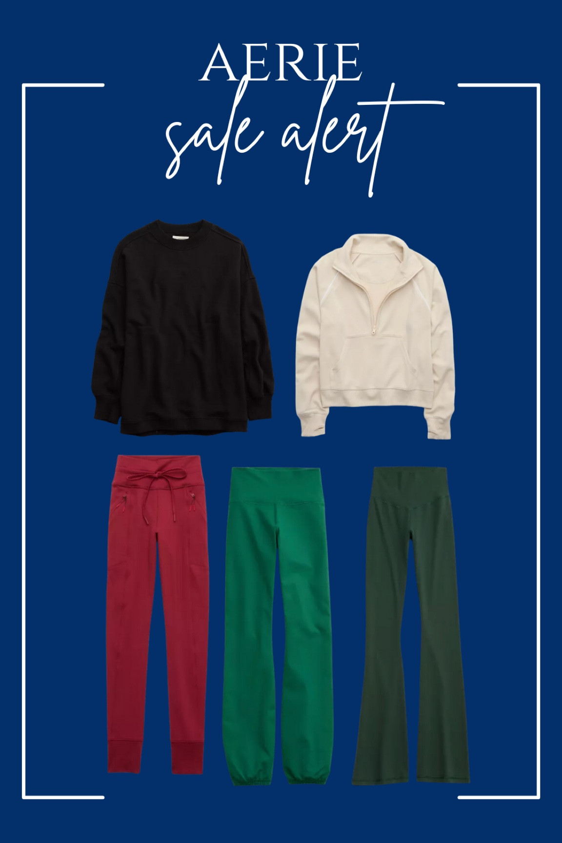 Aerie cozy, casual finds all on sale 🙌🏼😍

Leggings, pullover sweaters, cinch pants, flared leggings

#LTKStyleTip #LTKFindsUnder50 #LTKSaleAlert