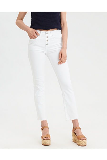 AE High-Waisted Crop Flare Jean | American Eagle Outfitters (US & CA)