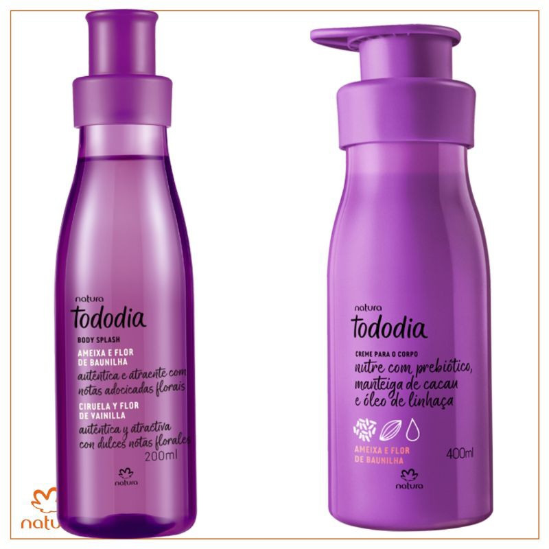 COMBO BODY SPLASH AMEIXA E FLOR DE BAUNILHA 200 ML+ HIDRATANTE AMEIXA E FLOR  DE BAUNILHA 400 ML | Shopee (BR)