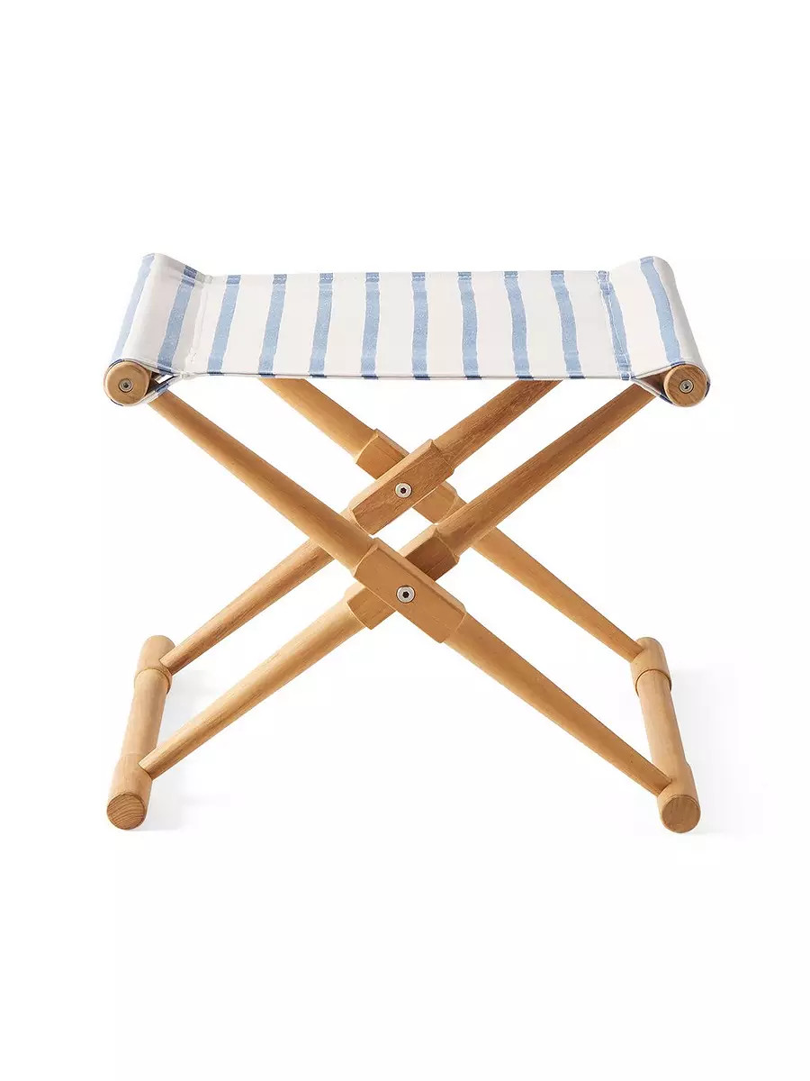 Teak Camp Stool | Serena and Lily