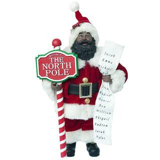 Santa's Workshop 12" North Pole Claus Figurine By Santasworkshop | 13" x 7" x 5" | Michaels® | Michaels Stores