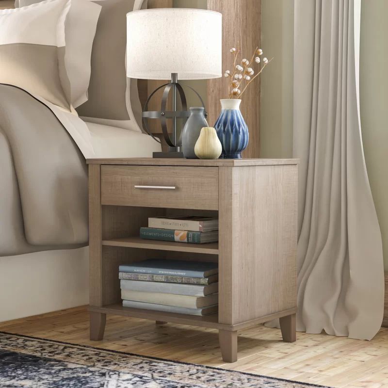 Laurel Foundry Modern Farmhouse Valencia 1 Drawer Nightstand | Wayfair | Wayfair North America