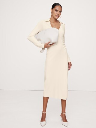 Polo Shirt Wrap Sweater Dress | Banana Republic (US)