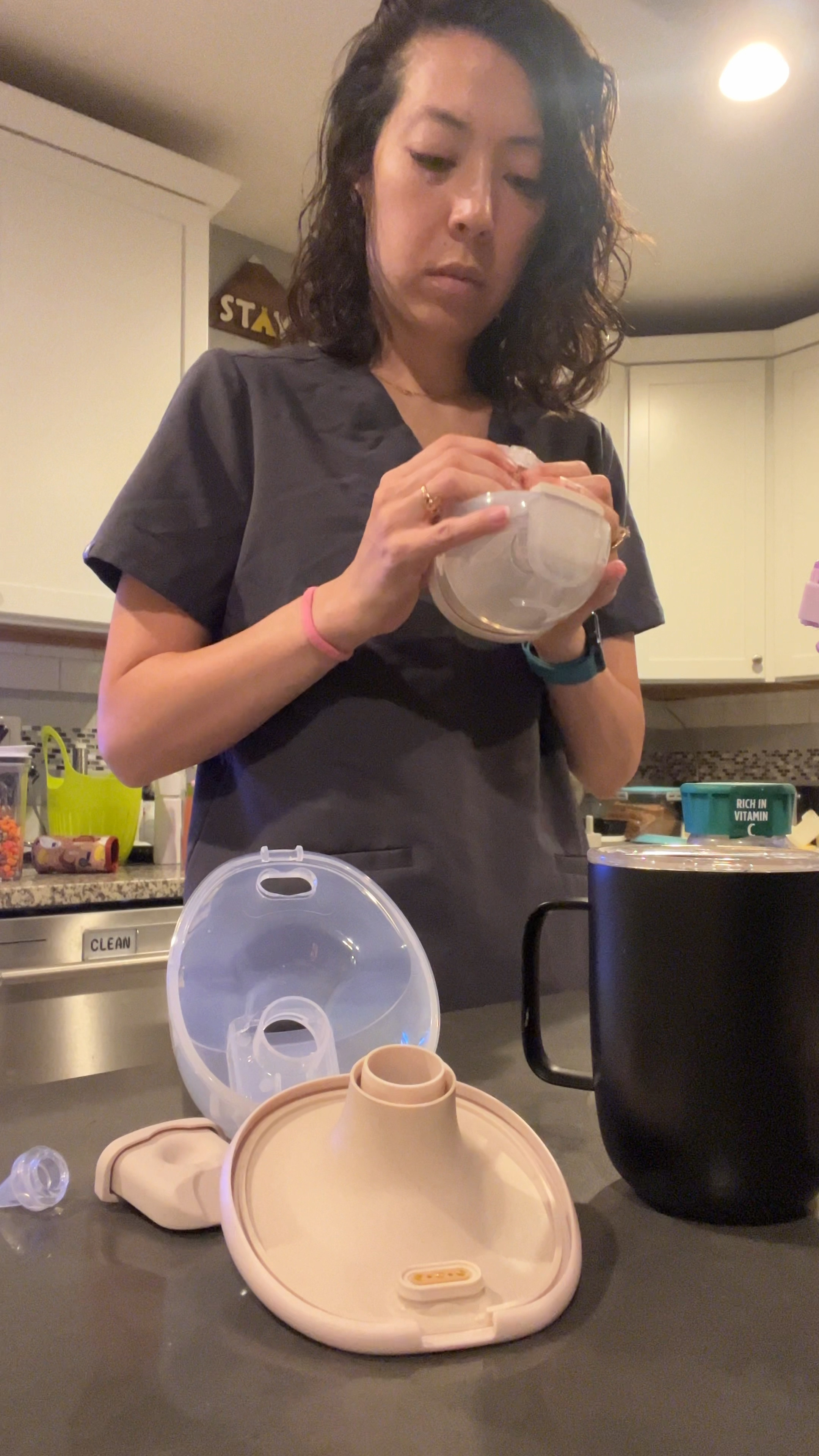 My favorite wearable breast pump right now! 

Eufy S1 Pro! It has a heating element that helps with milk output AND the case charges it! 