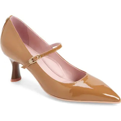 Naot Penny Pointed Toe Pump in Blackc Classic Patent at Nordstrom, Size 10Us | Nordstrom