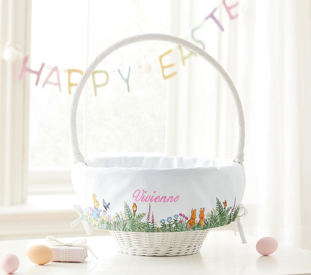 Peter Rabbit™ Garden Easter Basket Liners | Pottery Barn Kids