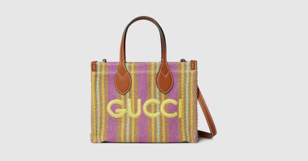 Gucci - Small tote bag with Gucci patch | Gucci (US)