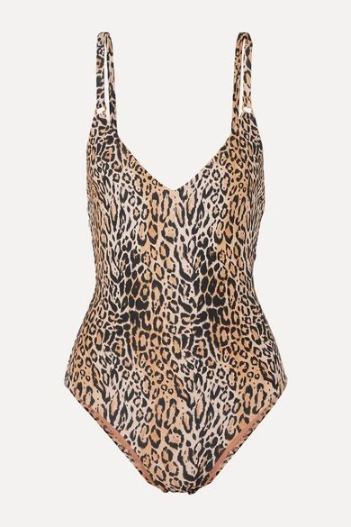 Melissa Odabash - Cyprus Leopard-print Swimsuit - Leopard print | NET-A-PORTER (US)
