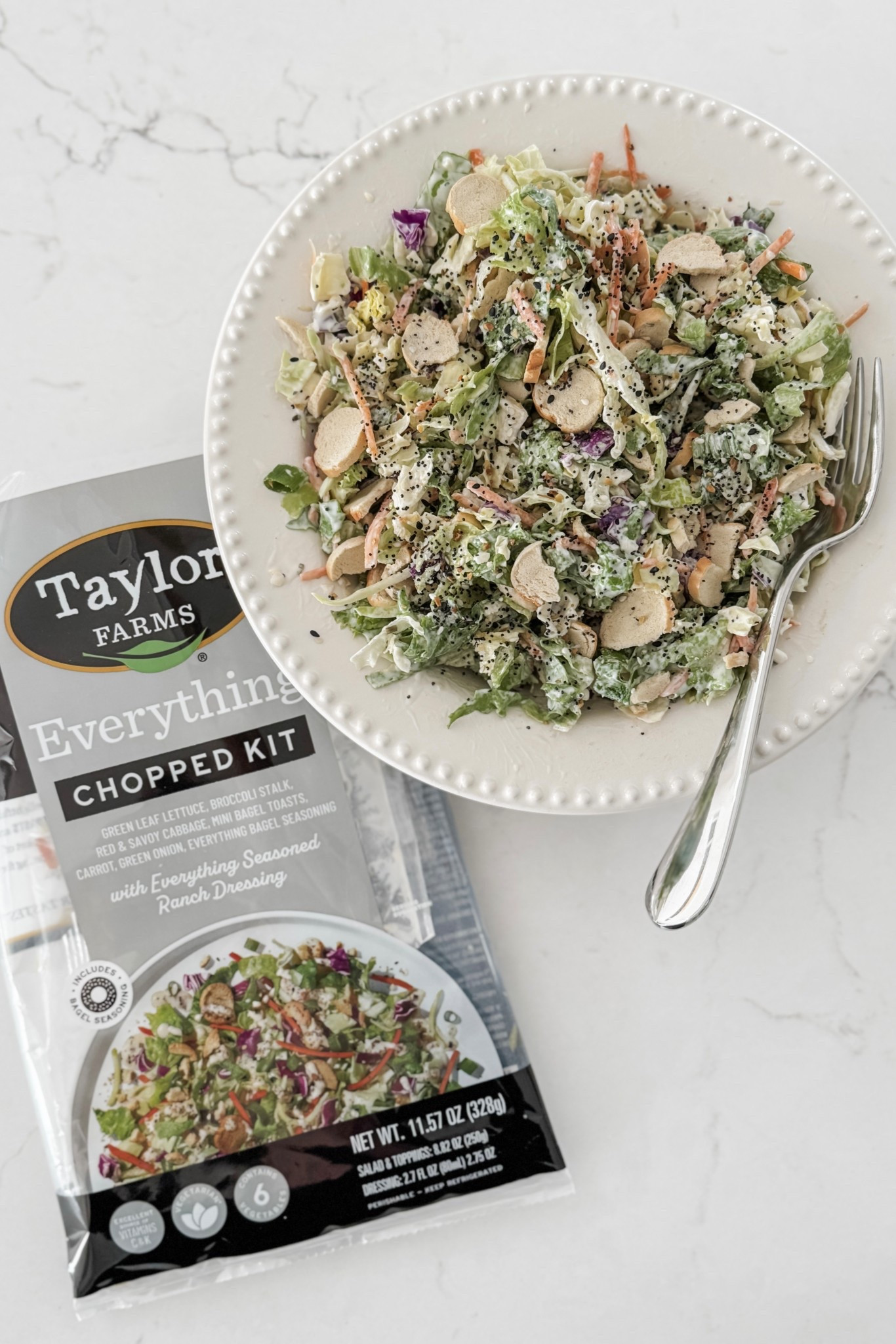 These salad kits from Taylor Farms have been my recent hyperfixation meals! I have loved the flavors of every kit I've tried so far (my two favorites are the Everything & the Mexican Street Corn), but there's such variety of options! I am impressed by the quality of the ingredients, I think the way that the toppings are packaged inside with the salad mix is so smart for freshness' sake, and lastly, I really appreciate the bite sized chunks — it's so frustrating when chopped lettuce is cut in large sizes that I can barely fit into my mouth. I have nothing but great things to say about these salads! 🥗

I’ve been able to find a pretty wide variety of these at my local grocery store and a few at Target, but I’ve also found a lot on Amazon Fresh! They’re perfect quick [healthy-ish] meals at home.

#LTKHome