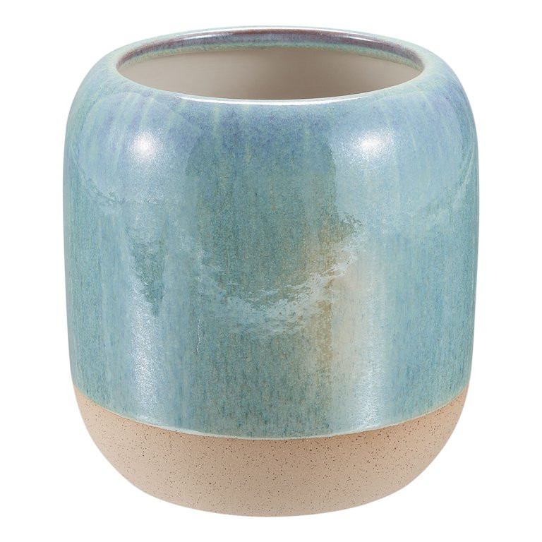 Better Homes & Gardens Jude 8inch Ceramic Reactive Planter, Green | Walmart (US)