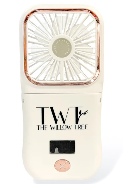 TWT\u00ae White Folding Stand Fan | The Willow Tree