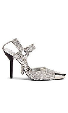 DUNDAS x REVOLVE Evie Heel in Silver from Revolve.com | Revolve Clothing (Global)