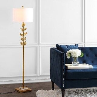 SAFAVIEH Lighting 61-inch Georgiana LED Floor Lamp - On Sale - Overstock - 28165022 | Bed Bath & Beyond