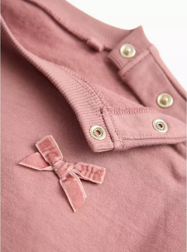 Pink Bow Tie Sweatshirt & Leggings Set Up to 3 mths | Tu Clothing