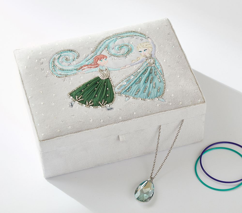 Disney Frozen Anna & Elsa Jewelry Box | Pottery Barn Kids