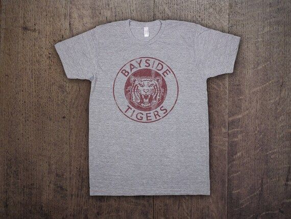 BAYSIDE TIGERS - Mens/Unisex American Apparel Tri-Blend T-Shirt - vintage slater zack morris califor | Etsy (US)