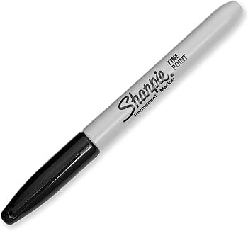 Sharpie Permanent Markers, Fine Point, Black, 12 Count | Amazon (US)