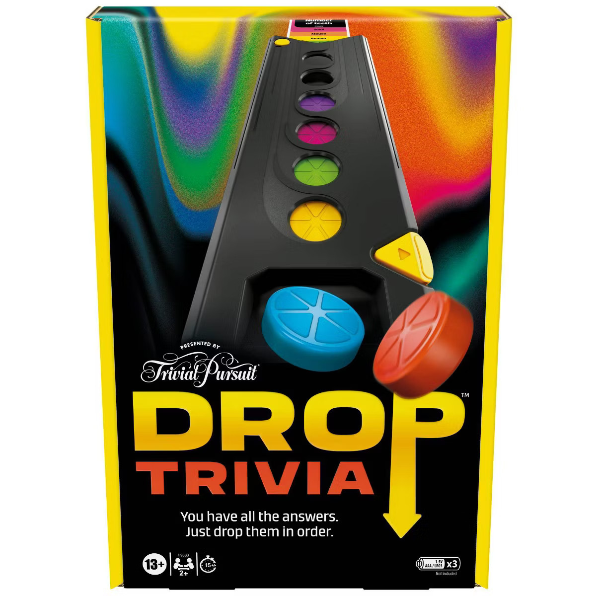 Hasbro Gaming Drop Trivia: Trivial Pursuit Game | Target