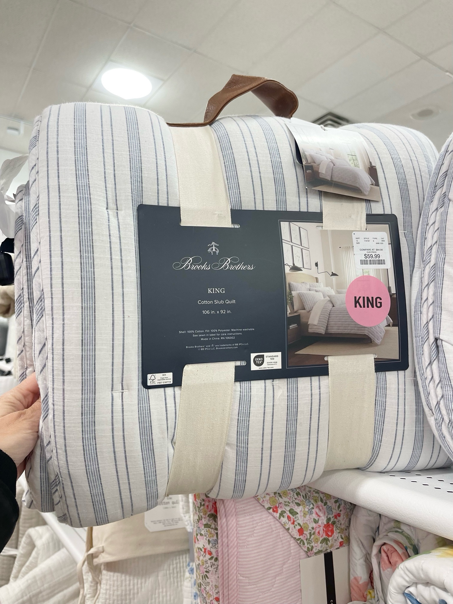 Yay!! Just added online!! 🏃🏼‍♀️💨 this Brooks Brothers classic blue and white striped quilt set is amazing quality and now available online!!  😍🙌🏻  

#LTKsalealert #LTKhome #LTKfindsunder100