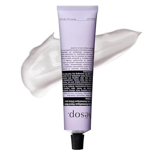 Aesop Eleos Aromatique Travel Size Hand Balm | Shea Butter and Coconut Oil to Nourish Dry, Cracked Hands | Lotion Made with Skin-Calming Essential Oils | 2.4 oz / 75 mL | Amazon (US)