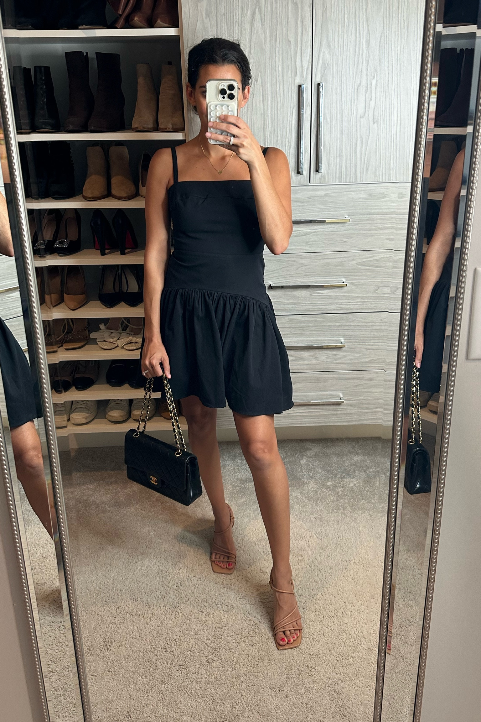 Little black dress as a summer date night outfit / wearing an XSP in this Abercrombie dress 

#LTKStyleTip #LTKFindsUnder50 #LTKFindsUnder100