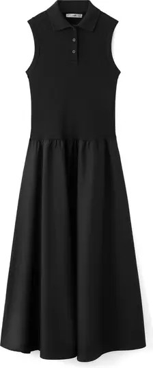 Mixed Media Midi Dress | Nordstrom