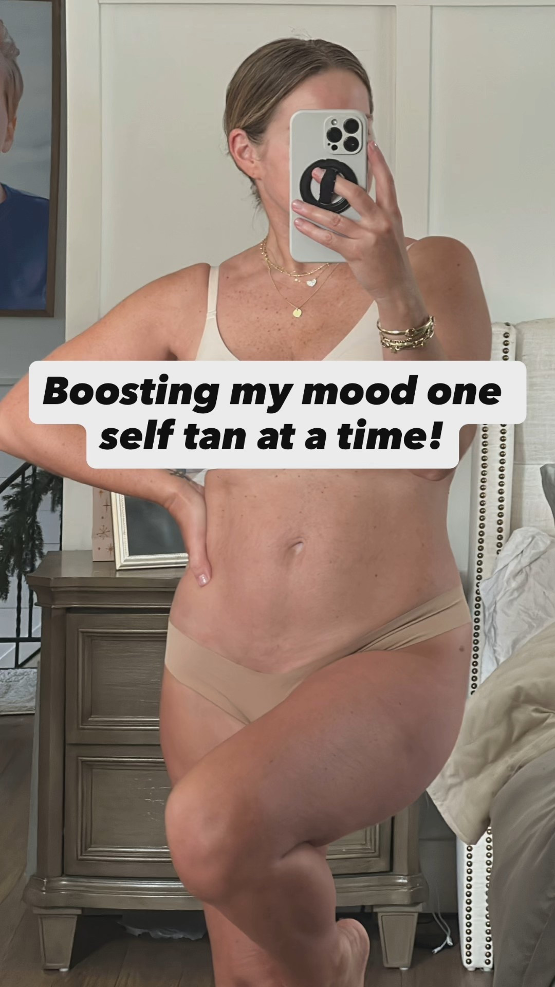 Using shade dark with the 2 hour express, a mitt and also their dark face tanner  

#LTKBeauty #LTKSeasonal #LTKOver40