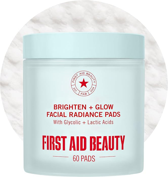 First Aid Beauty Daily Facial Treatment Pads, AHA Exfoliating, Hydrating Barrier Support & Salicy... | Amazon (US)