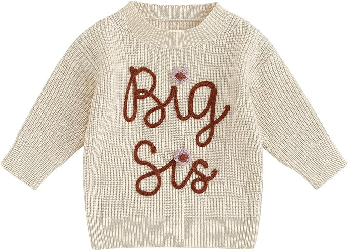 WONGCHOlCE Big Sister Little Sister Matching Outfits Infant Baby Girl Fall Winter Clothes Toddler... | Amazon (US)