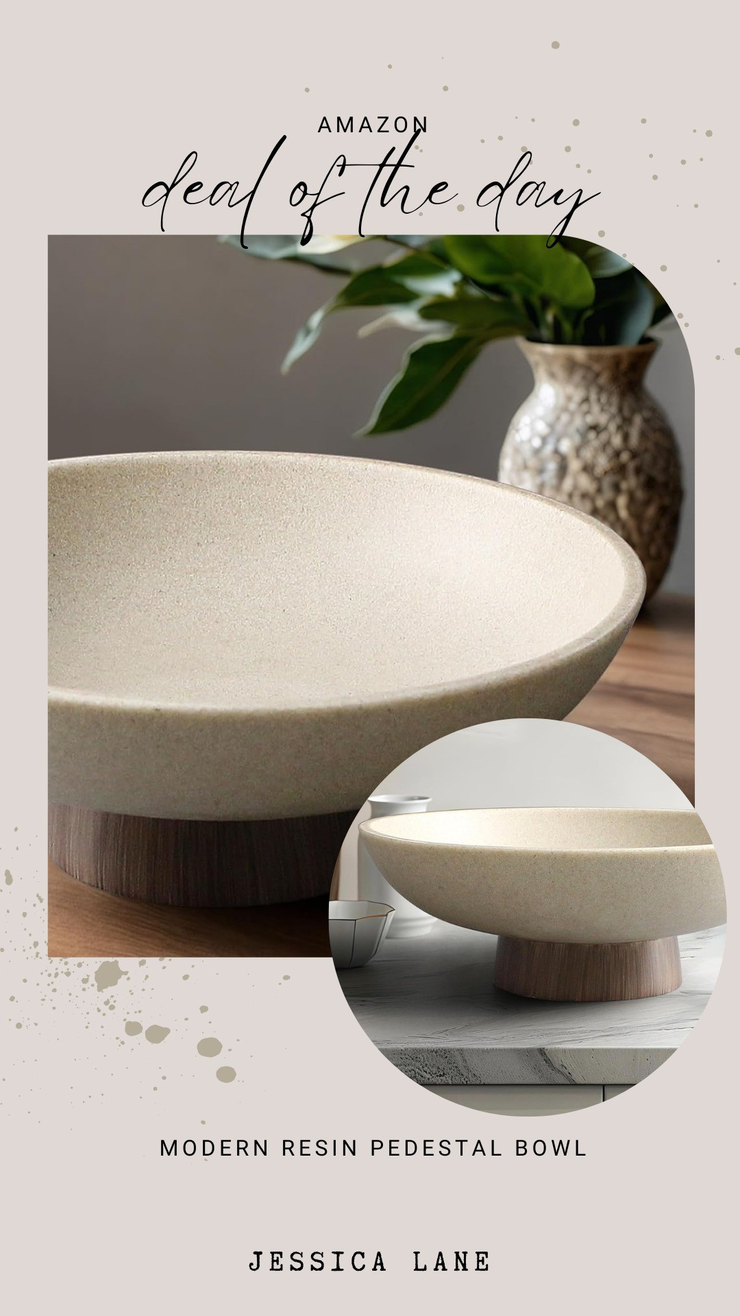 This modern resin pedestal bowl is the perfect sculptural accent for a coffee table or kitchen island.#interiordecor #amazonfinds #modernhome

#LTKSaleAlert #LTKHome #LTKSeasonal